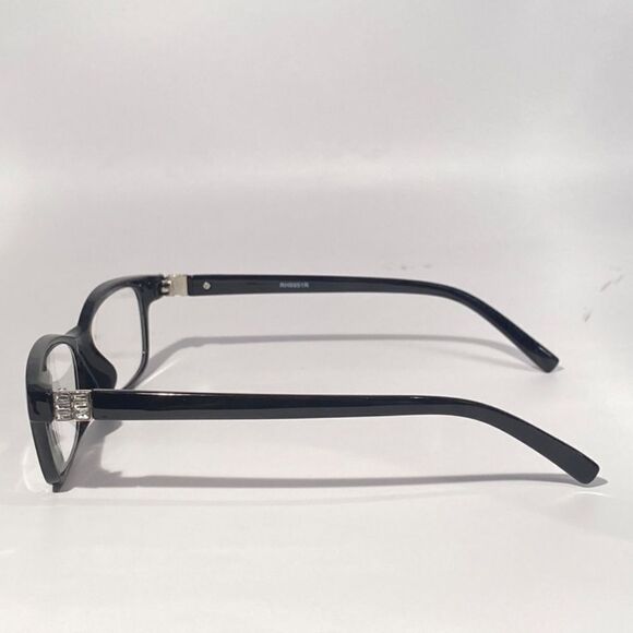 Reading Glasses 2.25 Black Rectangular Frames Readers NWT - Picture 4 of 8